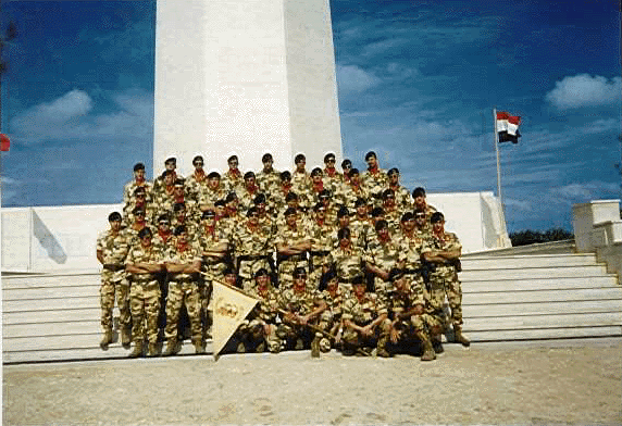 Esercitazione Bright Star '97 - Foto di gruppo al Sacrario Militare Italiano di El Alamein
