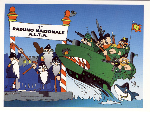 Cartolina 1° Raduno Nazionale Venezia - 1994