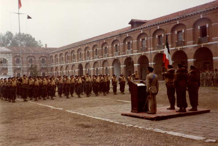 Giuramento 8° scaglione 1980, Caserma "G. Pepe"