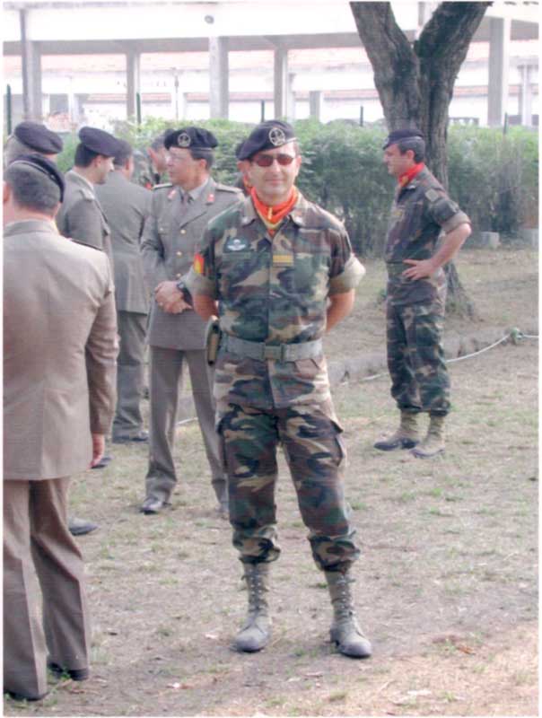 Cerimonia di rientro dalla missione in Kosovo, 2001