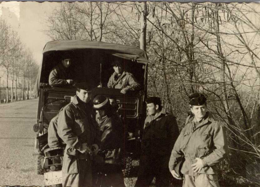 Guardia alla base aerea di Aviano, ottobre 1959