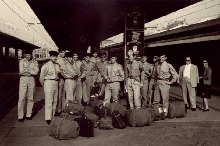 Arrivo alla stazione di VE-Mestre, 15 settembre 1964