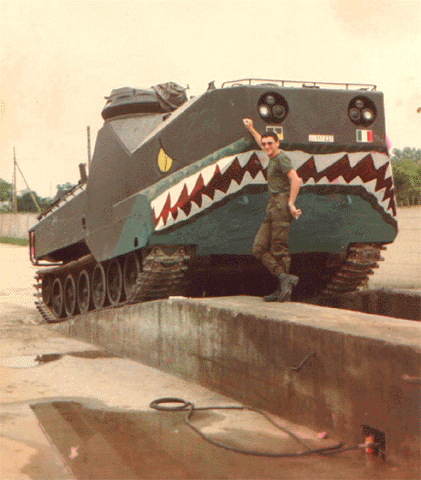 LVTP-7 "modificato" - Cà Vio, estate 1985