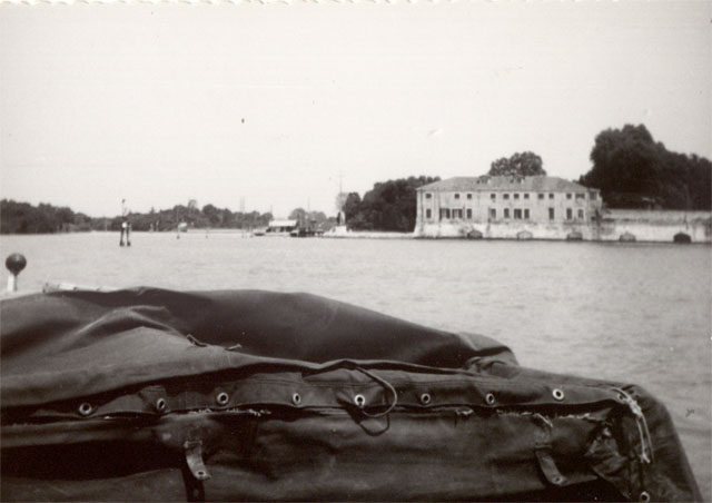 Vista dell'isola dal mototopo