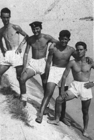 Campo estivo, Lignano 2 agosto 1952