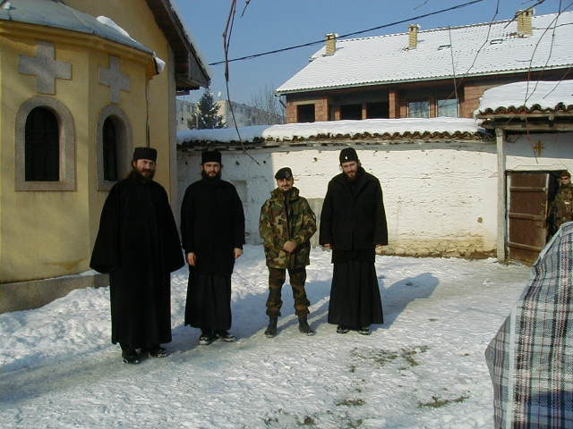Con i monaci ortodossi