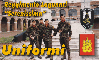 Uniformi del Reggimento Lagunari "Serenissima"