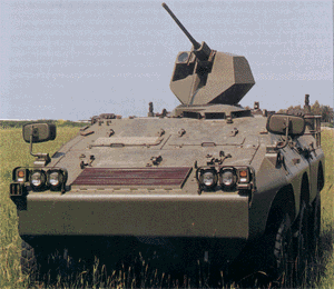 Puma 6x6 con mitragliatrice da 12,7 mm in torretta