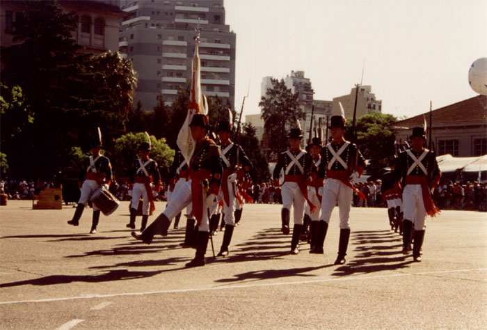 Visita al Rgt. Patrizios di Buenos Aires